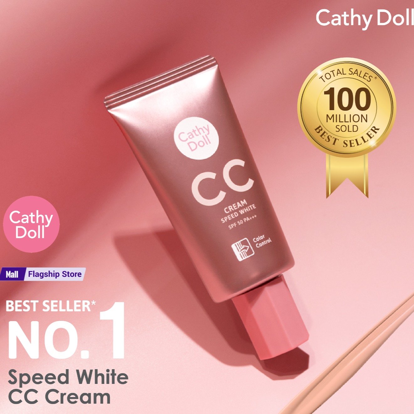 Cathy Doll Speed White Cc Cream Spf50 Pa+++ 50ml - Image 4